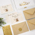 50 Pack Whaline Baby Shower Thank You Cards Boxed Vintage Khaki Cloth Note Card with Envelopes Stickers Greeting Blank