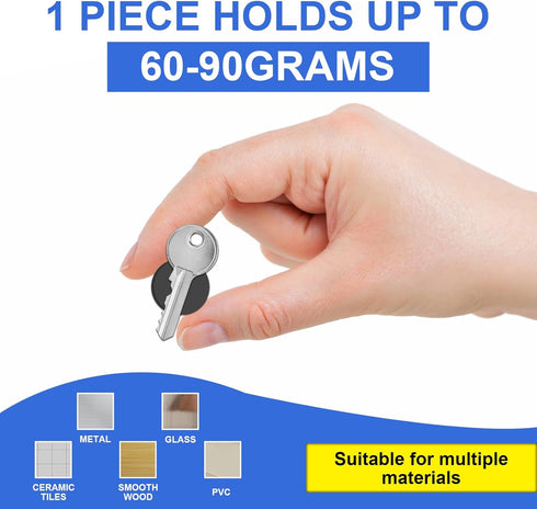 Round Magnets 30 Pieces with Adhesive Backing, 3M Strong Magnet Dots (0.8’’ x 0.08”) for DIY, Art Projects, Whiteboards
