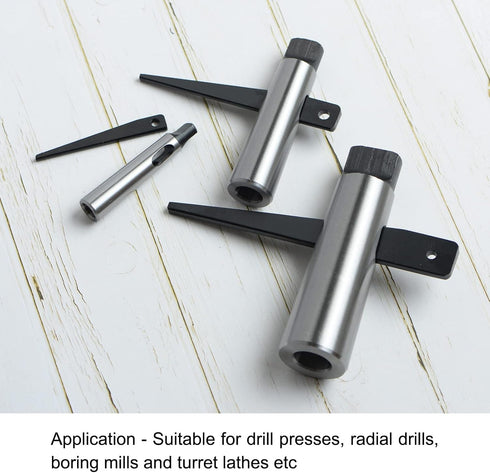 uxcell Morse Taper Drift for MT4 Lathe Drill Sleeves, Carbon Steel