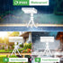 92 3 (1 Pack) Tryme LED Solar Lights Outdoor Waterproof with Motion Sensor, Octopus Stand, Adjustable Angle, Optical