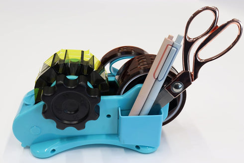 Blue Heat Tape Dispenser for Sublimation, Multiple Roll Cut for Heat Transfer Tape, Semi-Automatic