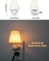 2-Pack 0.5W Vintage Plug in Night Light with Switch, LED Night Lights Plug into Wall Socket, Soft Warm Baby Nursery