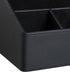 PU Leather Desk Organizer, Luxury Remote Control Holder for Home, Office Desk Accessories Table Caddy Bedside