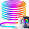 iNextStation RGB Neon LED Strip Lights, 16.4FT 12V Flexible Rope Lights Color