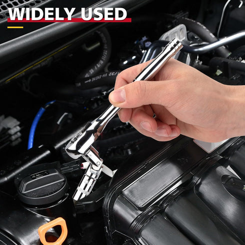 TOHOME 1/4" Set 74-Piece, 1/4 Set 1/4" Set (5/32-Inch- 9/16-Inch, 4mm-14mm) Drive Socket Drive Master Socket