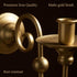 Set 2 (8.6" 5.9" 3.5") Gold Wall Sconces of - Elegant Iron Candle Holders Wall Decor, Modern Metal Wall Art for Living