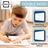 Scribbledo 24 Pack Double Sided Whiteboard Lined Dry Erase Boards, 9x12 Small Writing Board for Kids Handwriting