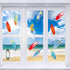 Outus 60 Summer 10 Pcs Surfboard Cutouts Bulletin Board Decorations Surfboard Wall Decor for School Surf Party Finger