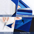 WESTICK Blue Mirror Sticker Sheet - Self Adhesive Peel and Stick Wallpaper for Kitchen Cabinets and Countertops