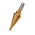 NEIKO 10185A High-Speed Alloy-Steel Titanium Step Drill Bit, 12 Step Sizes from 3/16 Inch to 7/8 Inch