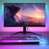 2-in-1 2 Setup, Under Monitor Light Bar, PCS Screenbar Light Desk Lamp Computer with Remote Controller Color Changing