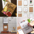Happyhapi 16 Pack Clipboards - Letter Size 9" x 12.5" Eco-Friendly Wood Clip Boards for Office Supplies