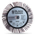BHA 80 Grit Aluminum Oxide Shank Mounted Flap Wheels, 2” x 1” x 1/4”, 5 Pack