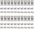 20 Sets 1.5" x 1.5" 1515 Series Aluminum Extrusion Profiles Connector, 20pcs Bracket with T Nuts Screw Bolts