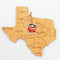 Eviva Texas Shaped Bamboo Cutting Board