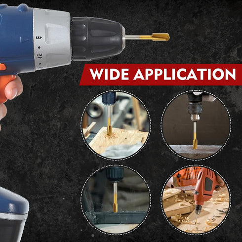 10 1/8"(3mm) Trimming Renyu Pcs HSS Router Carbide Engraving Bits, Titanium Router Bits for Carving, Drilling, DIY