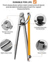 Nicpro 8 Inch Compass for Woodworking with Wing and Pencil Holder, Professional Carpenter Compass for Geometry