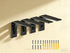 QDMXJF 6 INCHx 4 INCH 300lbs, Counter Brace,Pack 4. (with Brace Shelf Support Bracket Heavy Duty, L Shelf Brackets ,max