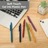 Ddaowanx 12 Pcs 0.5mm Quick Dry Black Ink Gel Pens, Fine Point Smooth Writing for Office and School Supplies