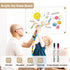 Large Clear Acrylic Dry Erase Board, 24" X 16" Non-Magnetic Frameless White Board for Wall, Includes 2 Markers