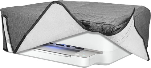 kwmobile Linen Dust Cover Compatible with HP Envy 6020e / Envy 6055e