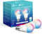 Kasa Smart Light Bulbs, Full Color Changing Dimmable, A19, 60W 800 Lumens, 2.4GHz, No Hub Required, 2-Pack