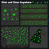 AOWDIAO 630Pieces (4Sizes) Glow in The Dark Star Stickers Luminous Ceiling & Wall Decor for Kids Bedroom, Nursery