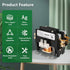Air Conditioner Contactor,24VAC Provide Stable and Reliable Control for Your Air Conditioning System,Strong Compatibility (1P_40A)