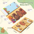 Capybara Sticky Notes Set - 550 Sheets Don’t Worry Be Capy Self-Stick Notes Pads Gift, Self-Adhesive Cute Animal Writing Memo Pages Sticky Notepad Separation for Kids Teacher School Office