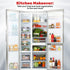 MESS Dissolvable Food Labels, Blank, 1x2, 500/Roll, Dissolves in 30 Seconds or Less, Removable Pantry, Meal Prep & Food