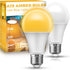 Bulb, Bulbs 1900K Bulbs 60W E26 A19 Bulbs 2 Pack Sleep Light Amber Light for Sleep Therapy, Blue Light Blocking, Dim