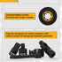 Set 19-Piece 50BV30, Set, 1/2" 1/4" 3/8 GRENPRO Impact Socket Extension Socket Extension Bar, Swivel Universal Joints