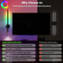 Set 2 BUTHY Battery Operated Wall Sconce of with Reading Spotlights, RGB Rechargeable LED Wall Lights with Remote