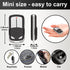 2 Pcs Universal Garage Door Opener Remote Keychain, 4-Button Programmable Compatible with Liftmaster