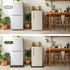 24" x 24" Mini Refrigerator Mats, Waterproof Washable Floor Protector for Home Appliances, Non-Slip Backing