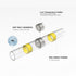 HKS 150 PCS Solder Seal Wire Connectors - Yellow 12-10 AWG Heat Shrink Solder Butt Connectors