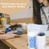 Ubamdom 300 Pack Packaging 12" 12.2" 2 Handle Drinking Poly Bags, Clear Plastic Bags for Delivery, L x H Hanging Hole