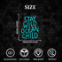Dimmable Gift(10.2 13in) Stay Wild Ocean Child Neon Sign, LED Kids Room Neon Light, Boho Surf Wall Art Kids Ocean Surf