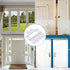 Worldity 10 Pack Hinges,3 Inch White Shutter Non Mortise Hinge, Screen Door Hinges Easy to Install, Screen Door Hinge