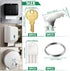 17Pcs Set E114 Paper Towel Dispenser Key with Metal Rings Universal Toilet Tissue Dispenser Key Replacement Keys