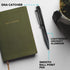 Uzi Tactical Pen, Ultra Durable Aircraft Aluminum, Real Ballpoint, with DNA Catcher, Gun Metal