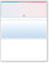 DocuGard Blue/Red Prismatic Galaxy Top Check, 8.5 x 11 Inches, 500 Sheets, 1 Check Per Sheet