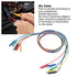 6PCS Silicone Flexible Jumper Wires for Thermostats, Control Panels, Sensor 20AWG