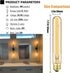 7.3inch E26 Bulb 4W Dimmable E26 Bulbs 2700K T10 Bulb 40 Bulb E26 Bulb etc,4 Pack. Tubular Led Led Warm White