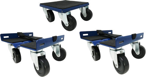 Shepherd Hardware 9298 Snowmobile Dolly Set, 1000-lb Load Capacity, Blue