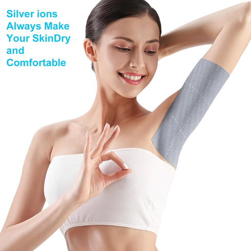 HearthMend 10x144 Inch Silver Infused Fabric Roll, Breathable & Non-Adherent Wound Dressing Wrap for Skin Fold