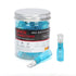 HKS 100PCS Male Spade Connector Kit, Blue 16-14 AWG, Heat Shrink Electrical Quick Disconnect for Automotive Marine