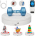 Foxvee Remote-Controlled Motorized Turntable,360 Silent Spinning Display Stand,Speed-Adjustable Rotating Turntable,Multi-Mode Rotating Display Base,Rotating