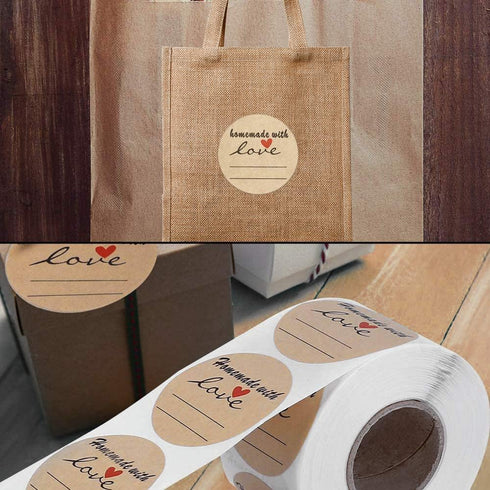 Jam and Jelly Jar Canning Labels for Mason Jars (2" Round 500/roll) with Lines for Writing