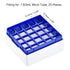 uxcell Centrifuge Tube Freezer Storage Box, 25 Places Waterproof Polypropylene Holder Rack for 1.8/2ml Tubes